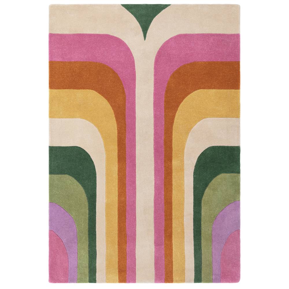 Romy 120x170cm 01 Retro Pink Rug