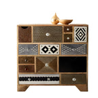 Patchwork 14 Drawer Chest