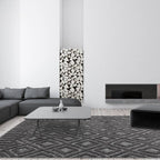 Salta 120x170cm SA02 Charcoal Diamond Rug