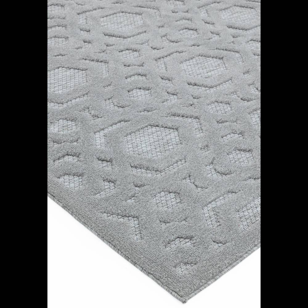 Salta 160x230cm SA03 Silver Geometric Rug