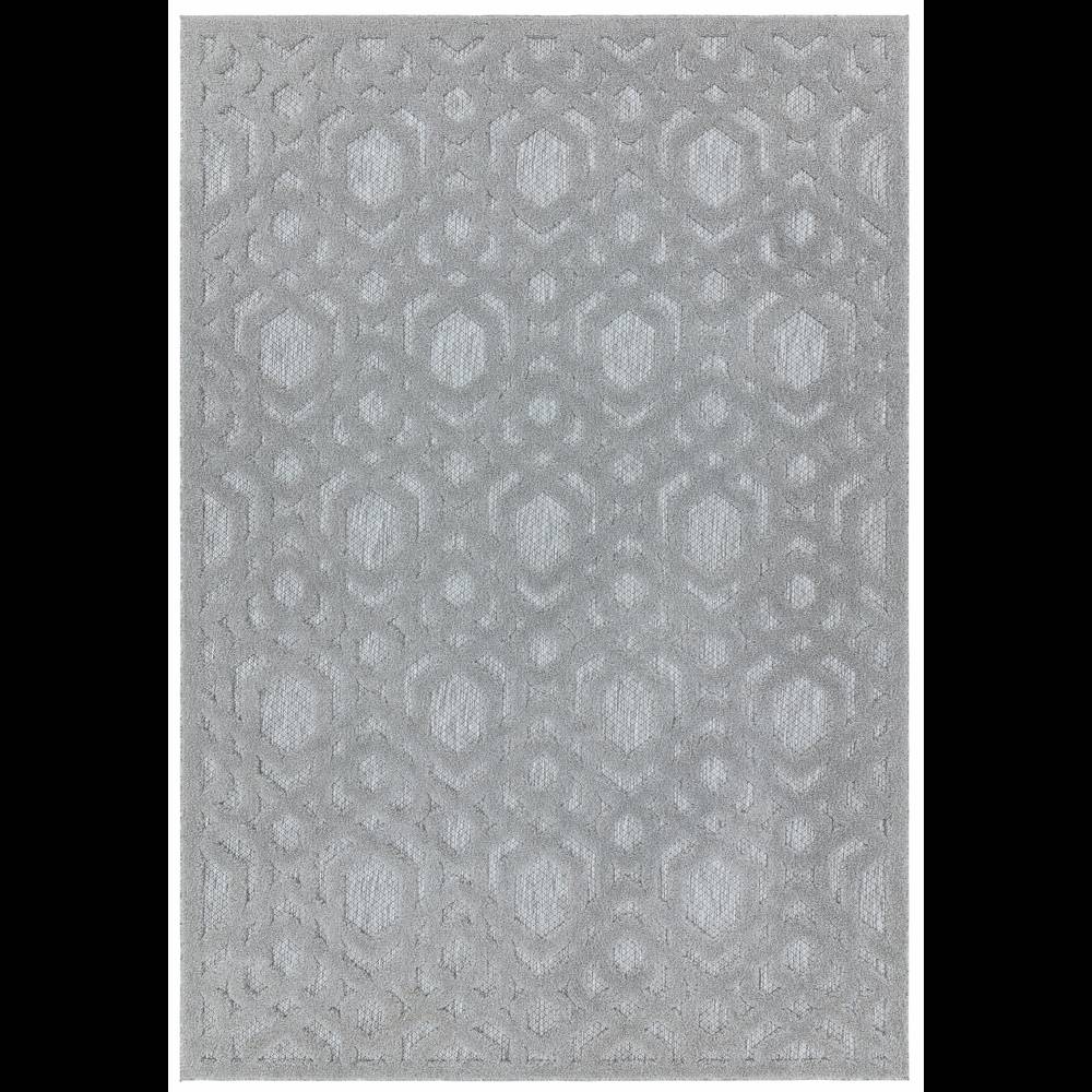 Salta 160x230cm SA03 Silver Geometric Rug