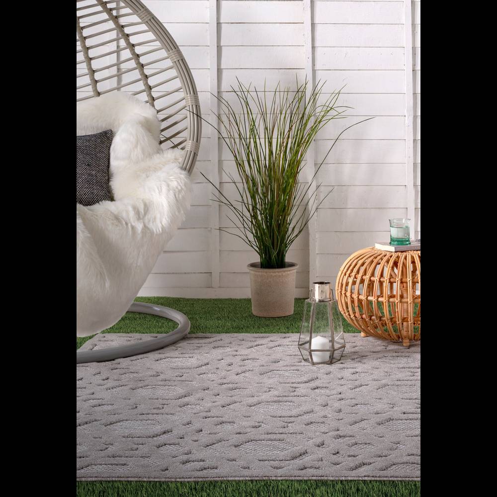 Salta 120x170cm SA03 Silver Geometric Rug