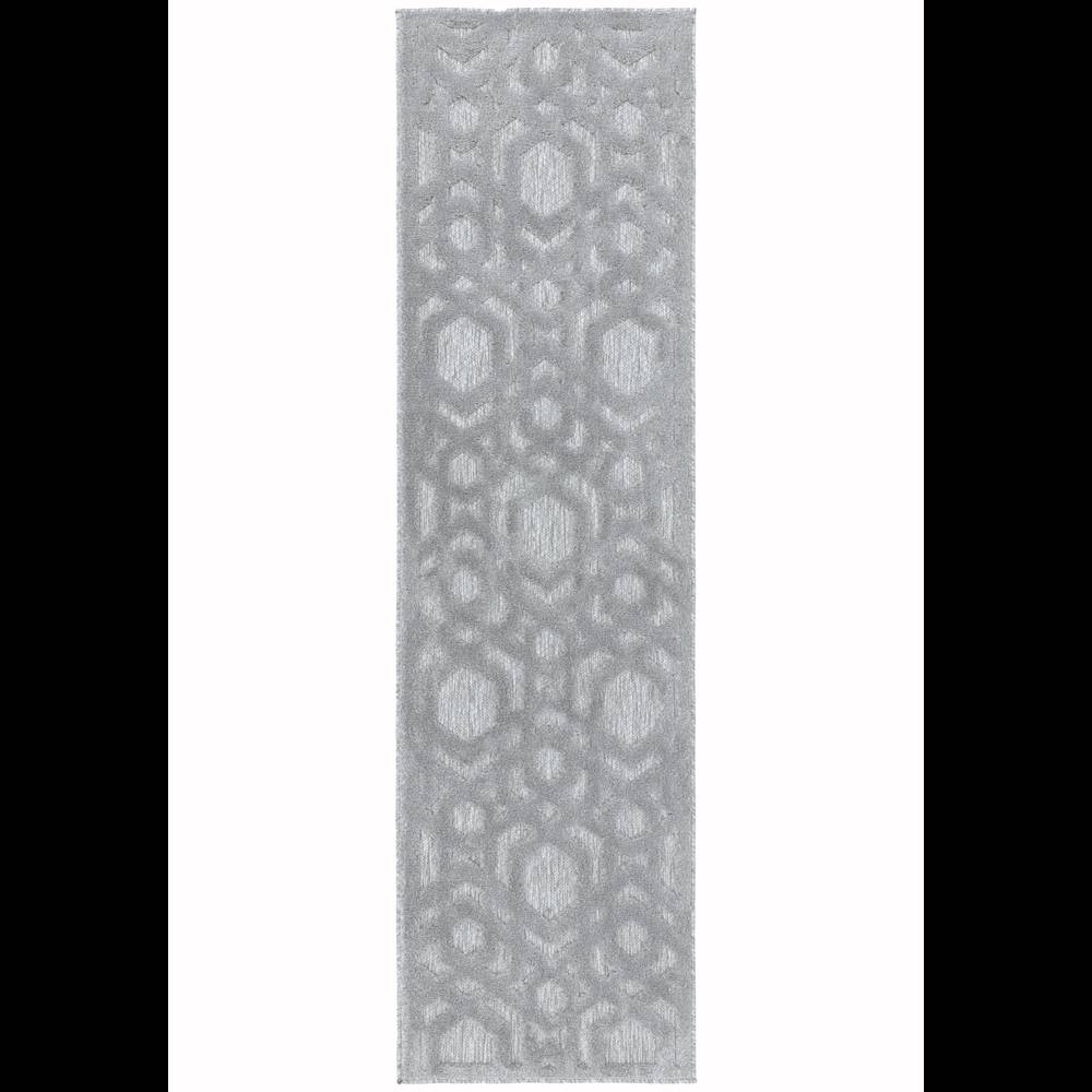 Salta 200x290cm SA03 Silver Geometric Rug