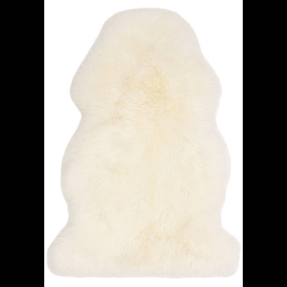 Sheepskin Single White Rug