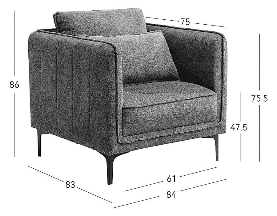Landon Chair Dark Grey