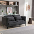 Landon 2 Seater Sofa Dark Grey