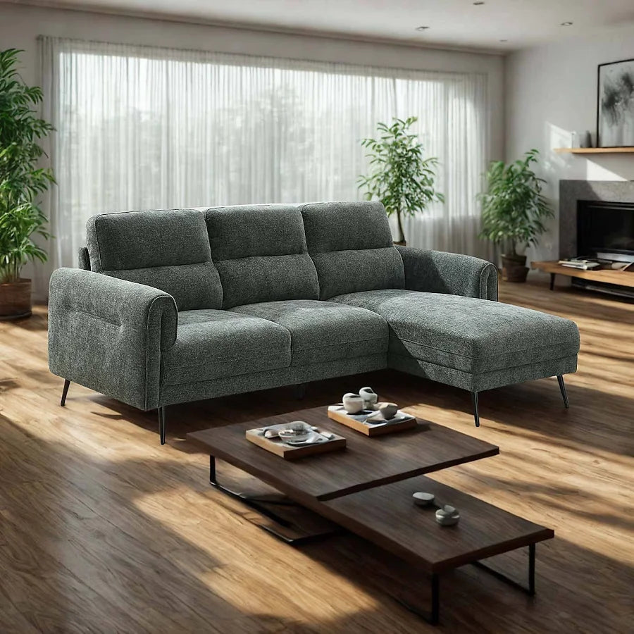 Oakley RH Facing Chaise Sofa Moss