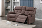 Casey 2 Seater Sofa with console Chestnut