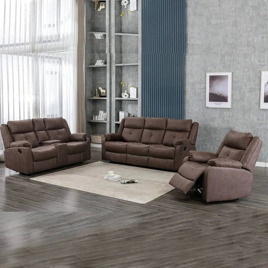 Casey 3 Seater Sofa Chestnut