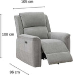 Dartmoor Chair Power Light Grey