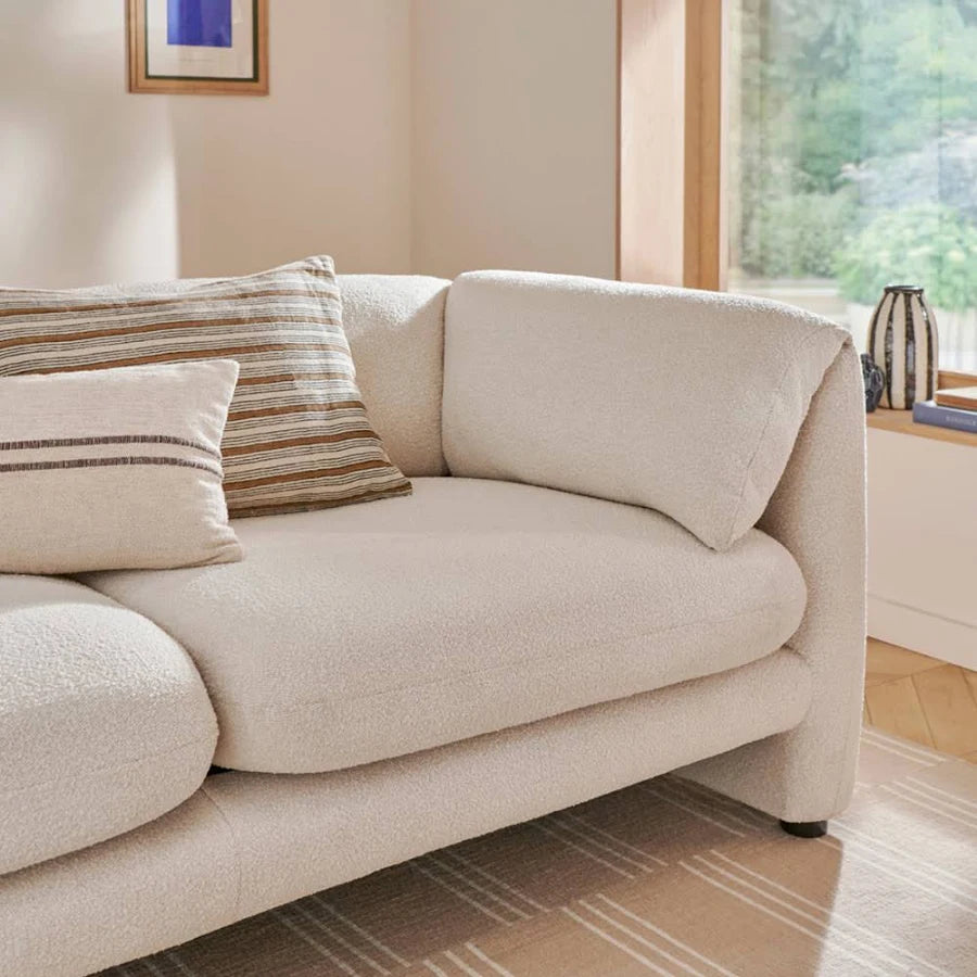 Model 47 - 3 Seater Sofa Boucle Cream