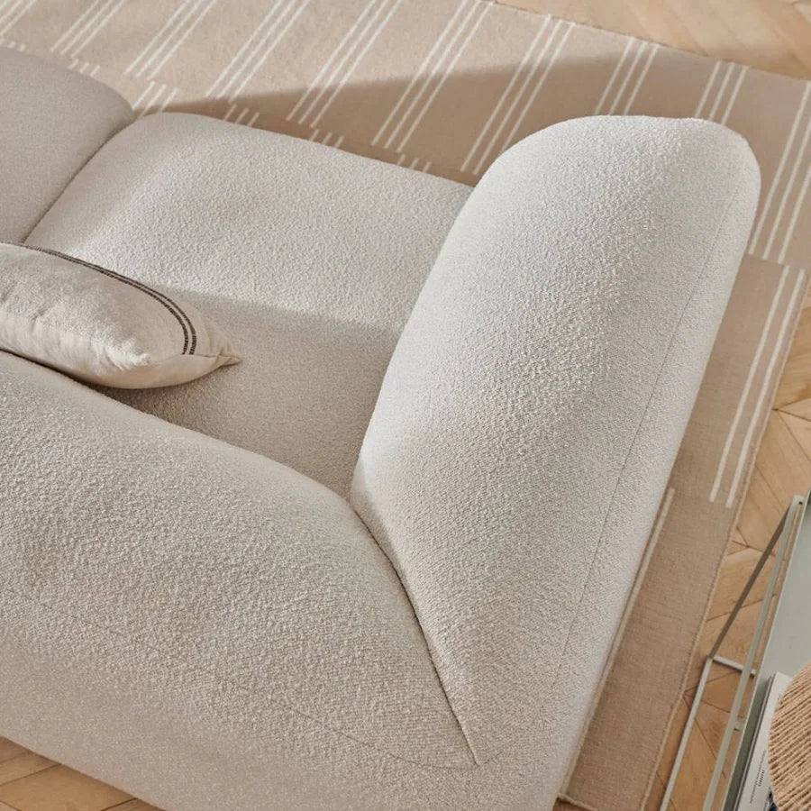 Model 47 - 3 Seater Sofa Boucle Cream