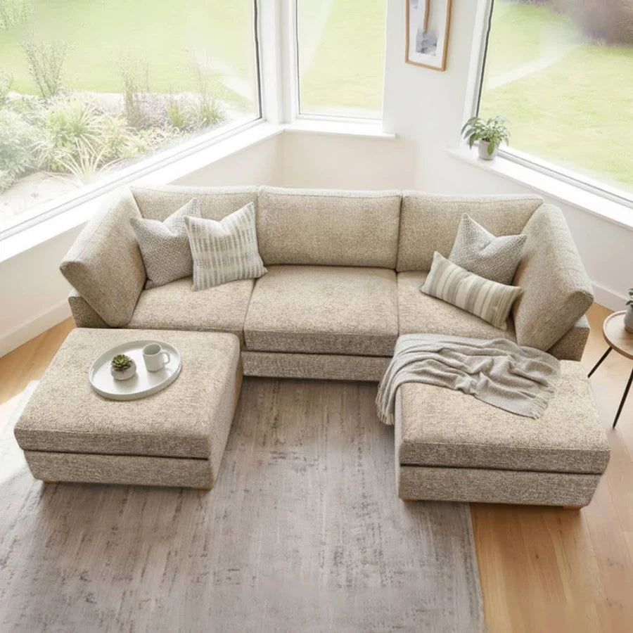 Model 49 - U shaped Sofa Enzo Stone