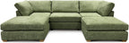 Model 49 - U shaped Sofa Enzo Olive