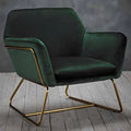 Charles Armchair Racing Green