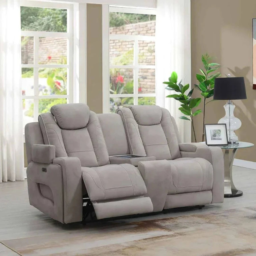 Jesper 2 Seater Sofa With Console Oyster