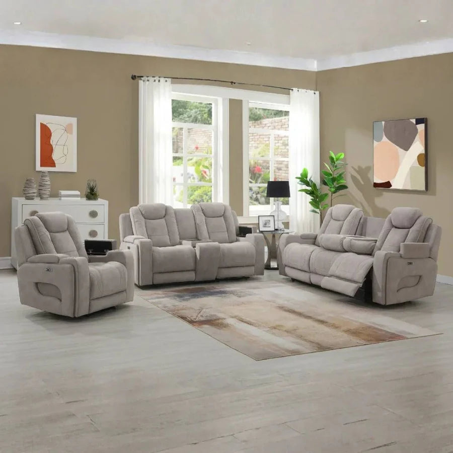 Jesper 2 Seater Sofa With Console Oyster