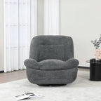 Ebba Rocker Swivel Recliner Dark Grey