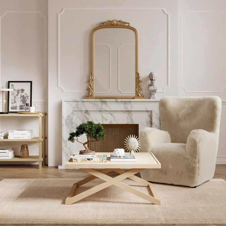 SAGE BLONDE COFFEE TABLE LARGE