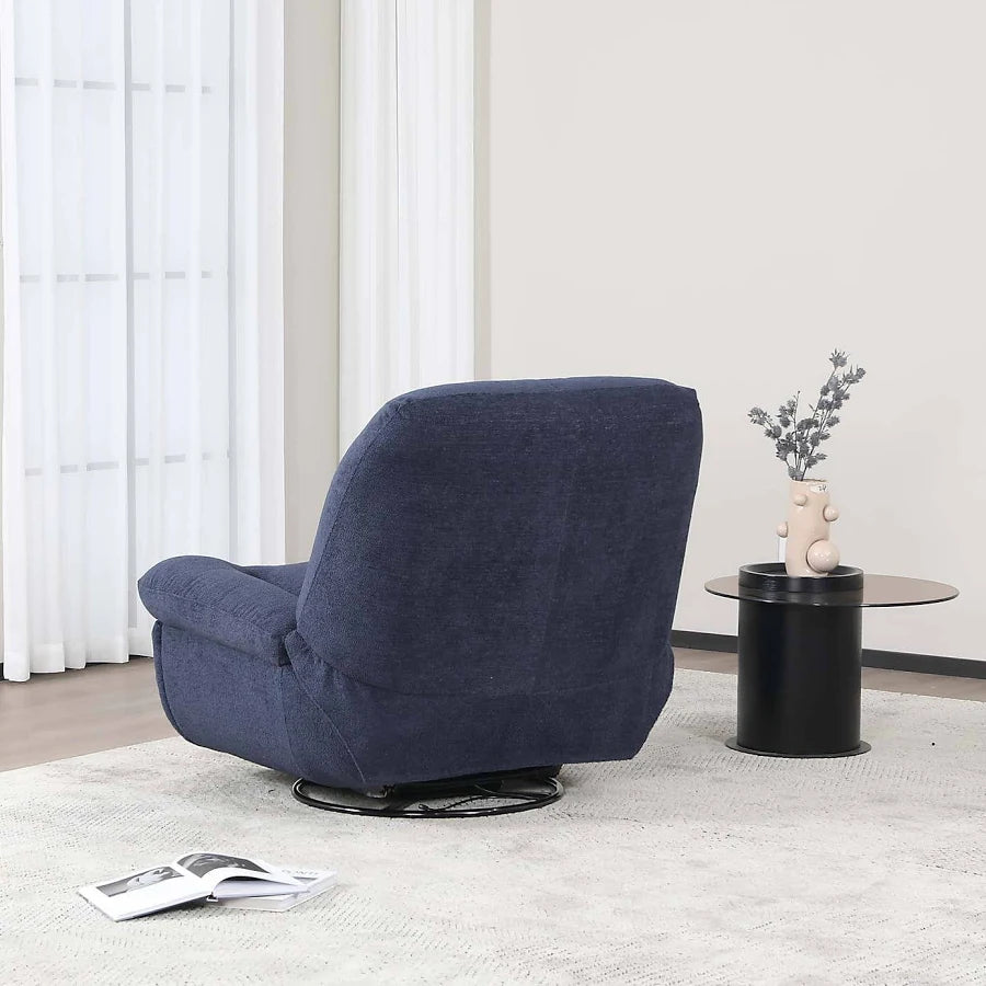Ebba Rocker Swivel Recliner Indigo