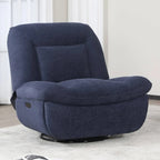 Ebba Rocker Swivel Recliner Indigo