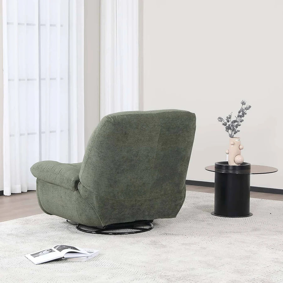 Ebba Rocker Swivel Recliner Green
