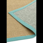 Sisal 240x340cm Linen/Aqua Rug