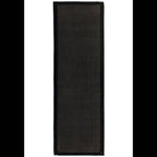 Sisal 068x300cm Black/Black Rug