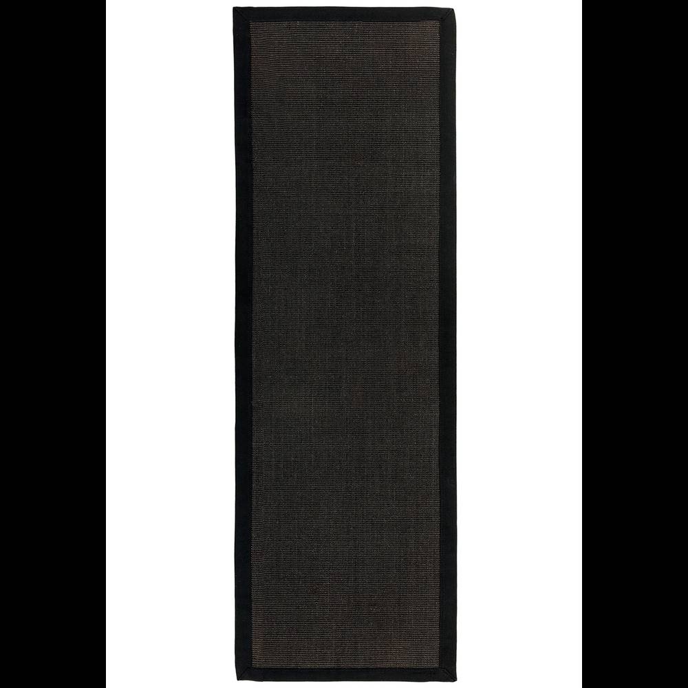 Sisal 068x300cm Black/Black Rug