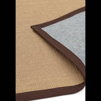 Sisal 068x300cm Linen/Chocolate Rug