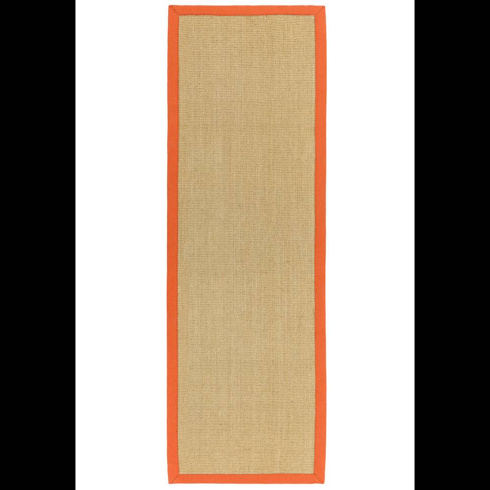 Sisal 068x300cm Linen/Orange Rug