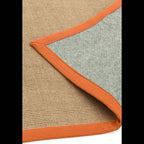 Sisal 240x340cm Linen/Orange Rug