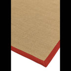 Sisal 240x340cm Linen/Red Rug