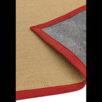 Sisal 240x340cm Linen/Red Rug