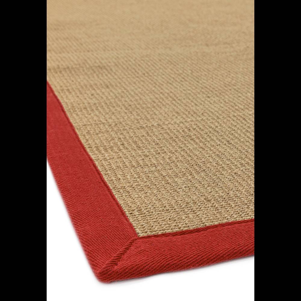 Sisal 240x340cm Linen/Red Rug