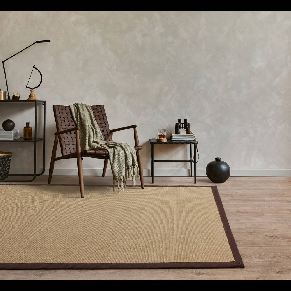 Sisal 068x300cm Black/Black Rug