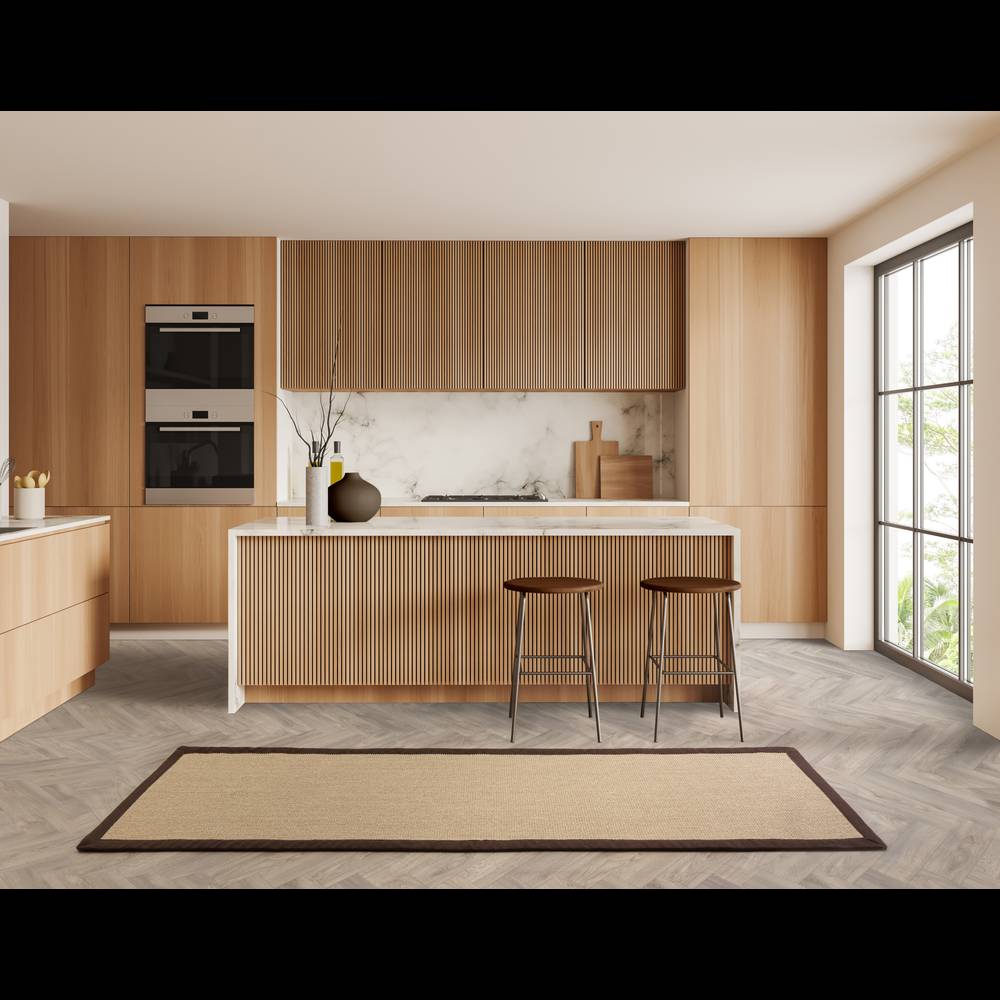 Sisal 240x340cm Linen/Chocolate Rug
