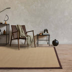 Sisal 068x300cm Linen/Chocolate Rug