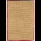 Sisal 240x340cm Linen/Red Rug