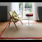 Sisal 240x340cm Linen/Red Rug