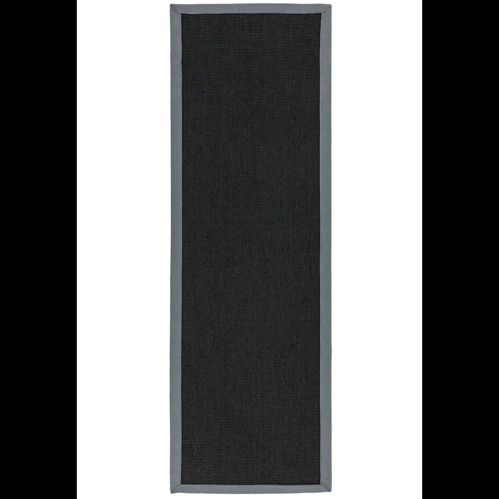 Sisal 068x300cm Black/Grey Rug