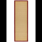 Sisal 240x340cm Linen/Red Rug