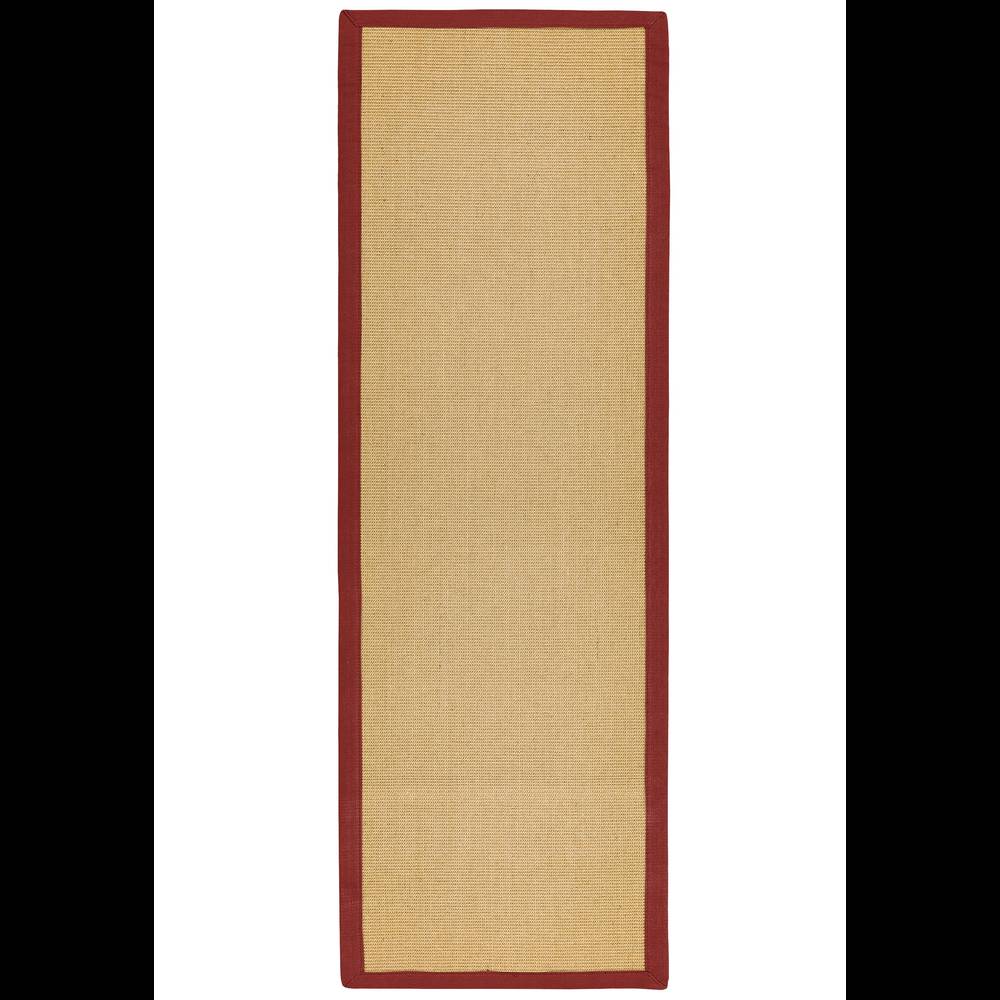 Sisal 240x340cm Linen/Red Rug