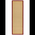 Sisal 200x300cm Linen/Red Rug
