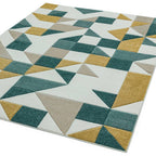 Sketch 080x150cm SK03 Shapes Green Rug