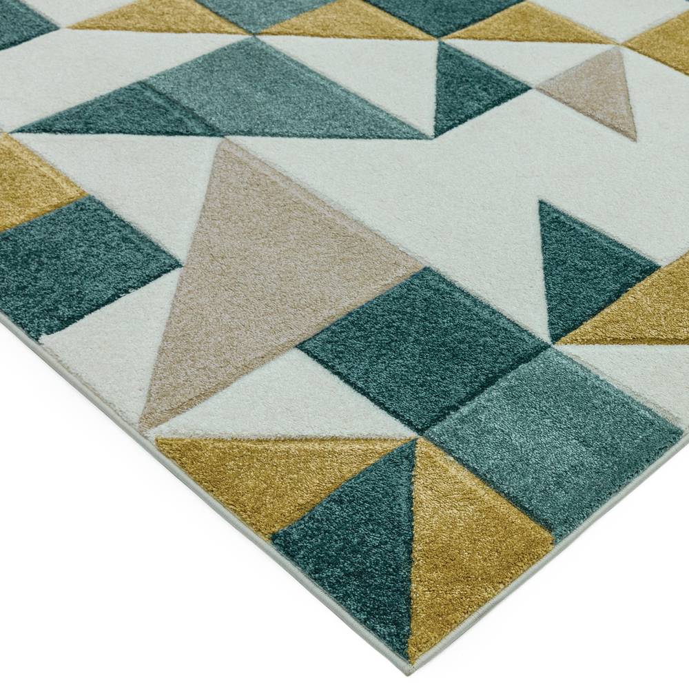 Sketch 120x170cm SK03 Shapes Green Rug