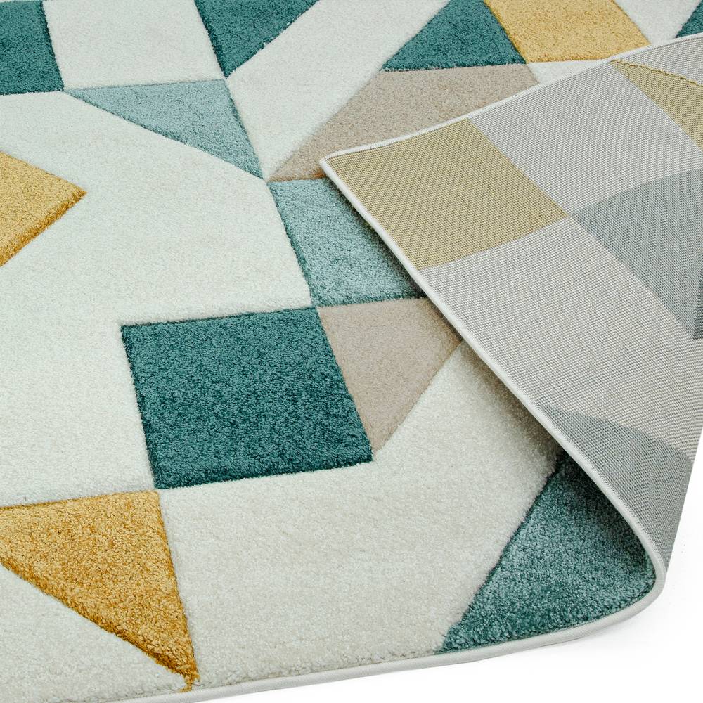 Sketch 120x170cm SK03 Shapes Green Rug