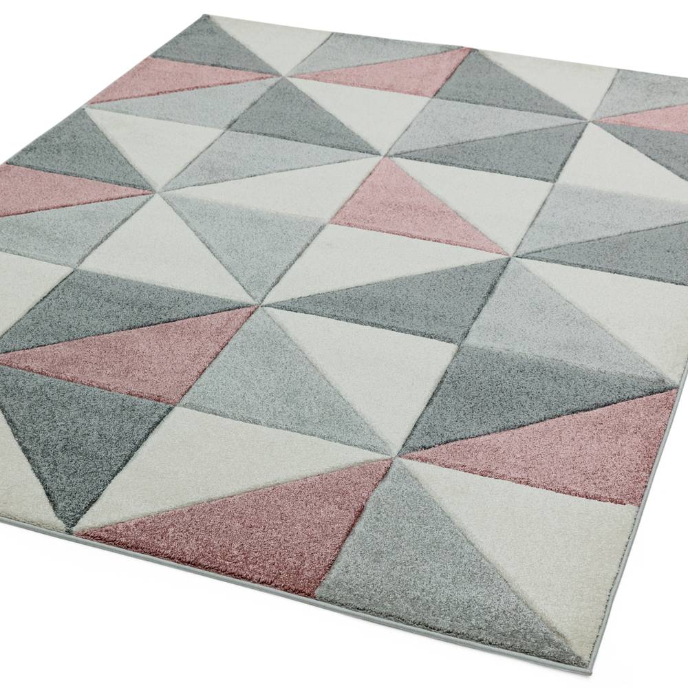 Sketch 160x230cm SK05 Cubic Pink Rug