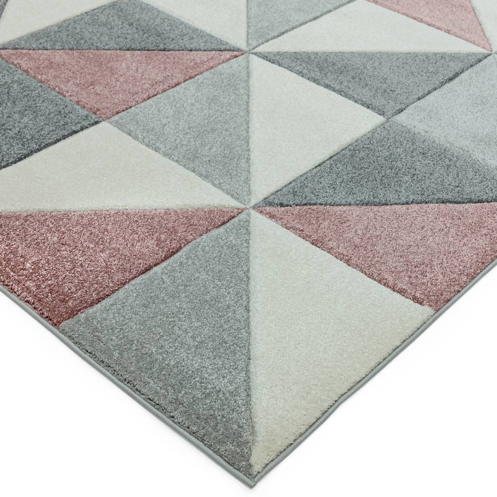 Sketch 200x290cm SK05 Cubic Pink Rug
