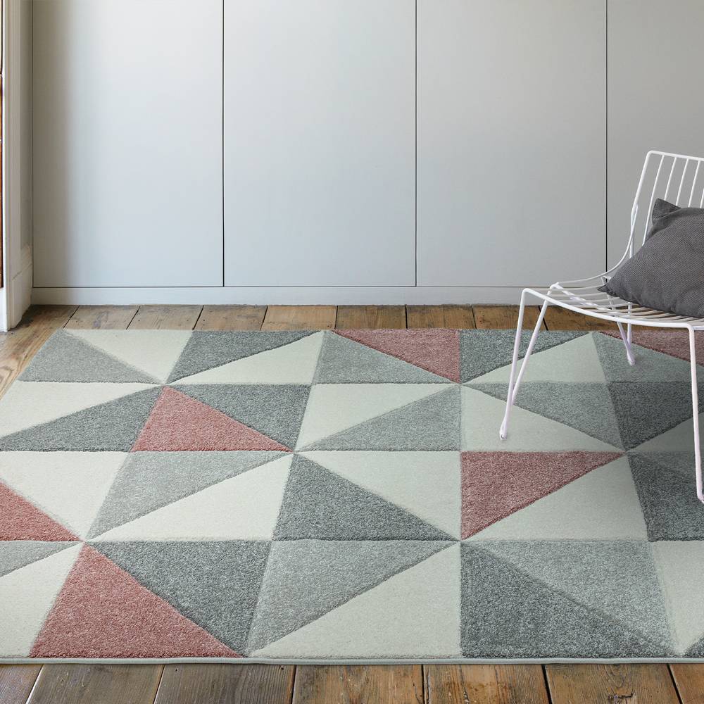 Sketch 120x170cm SK05 Cubic Pink Rug